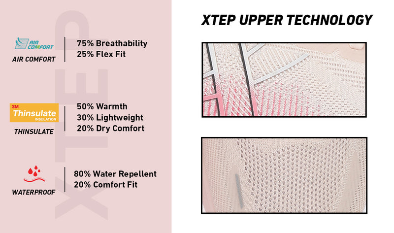 Xtep Womens Energetex Comfy Running Shoe