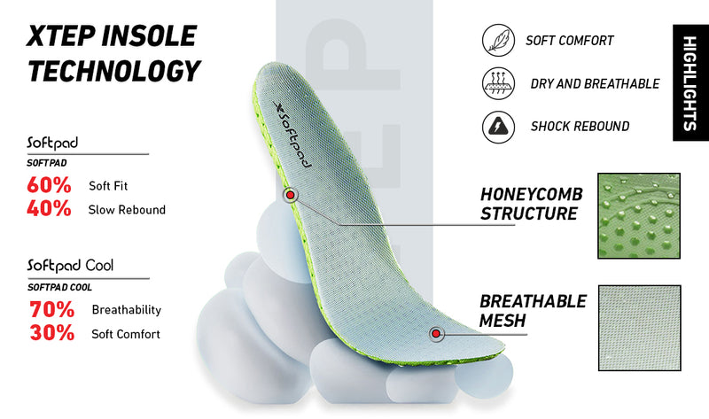 Xtep Womens Everyday Modern Comfy casual Shoe