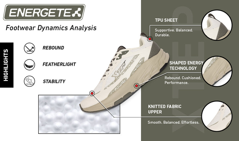 Xtep Men Comfy Lightweight Daily Running shoe