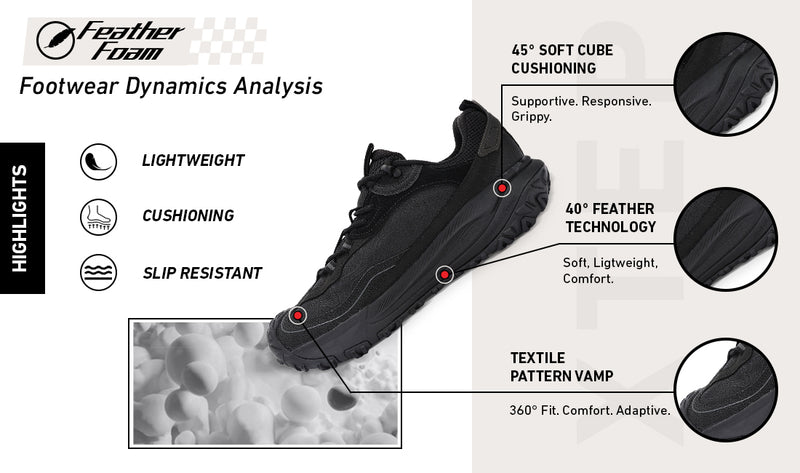 Xtep Men Feather Foam Daily Outdoor Hiking shoe