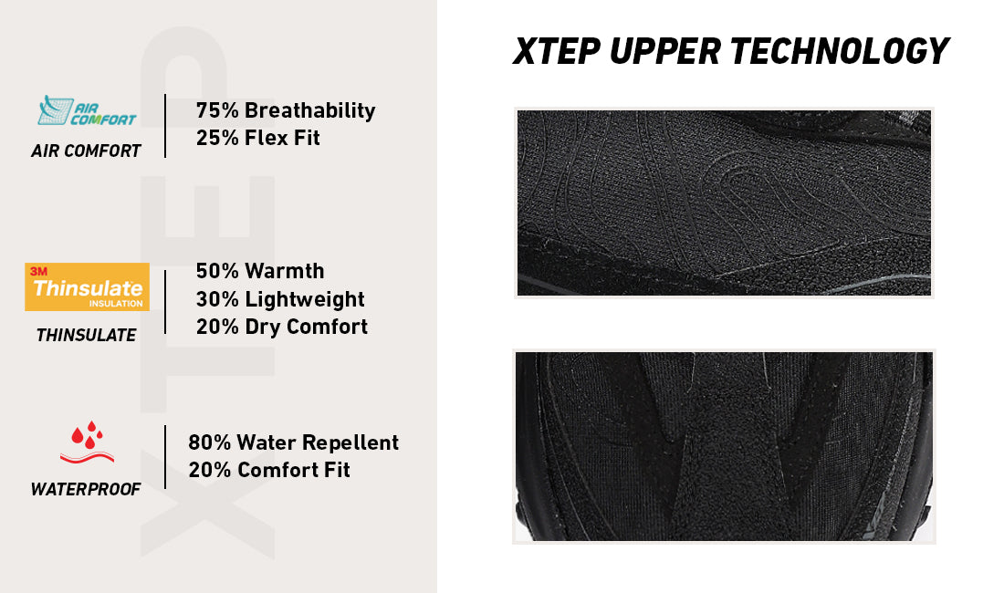 Xtep Men Feather Foam Daily Outdoor Hiking shoe