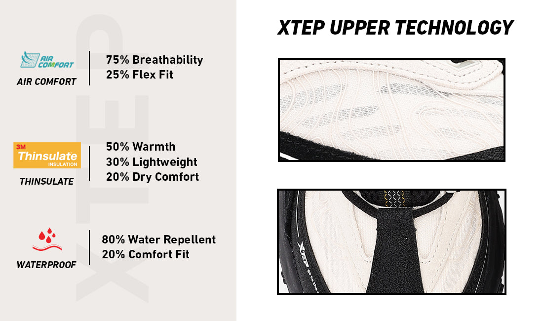 Xtep Men Feather Foam Daily Outdoor Hiking shoe