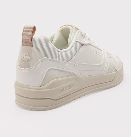 Xtep Mens Classic Skateboarding Shoe Canvas White