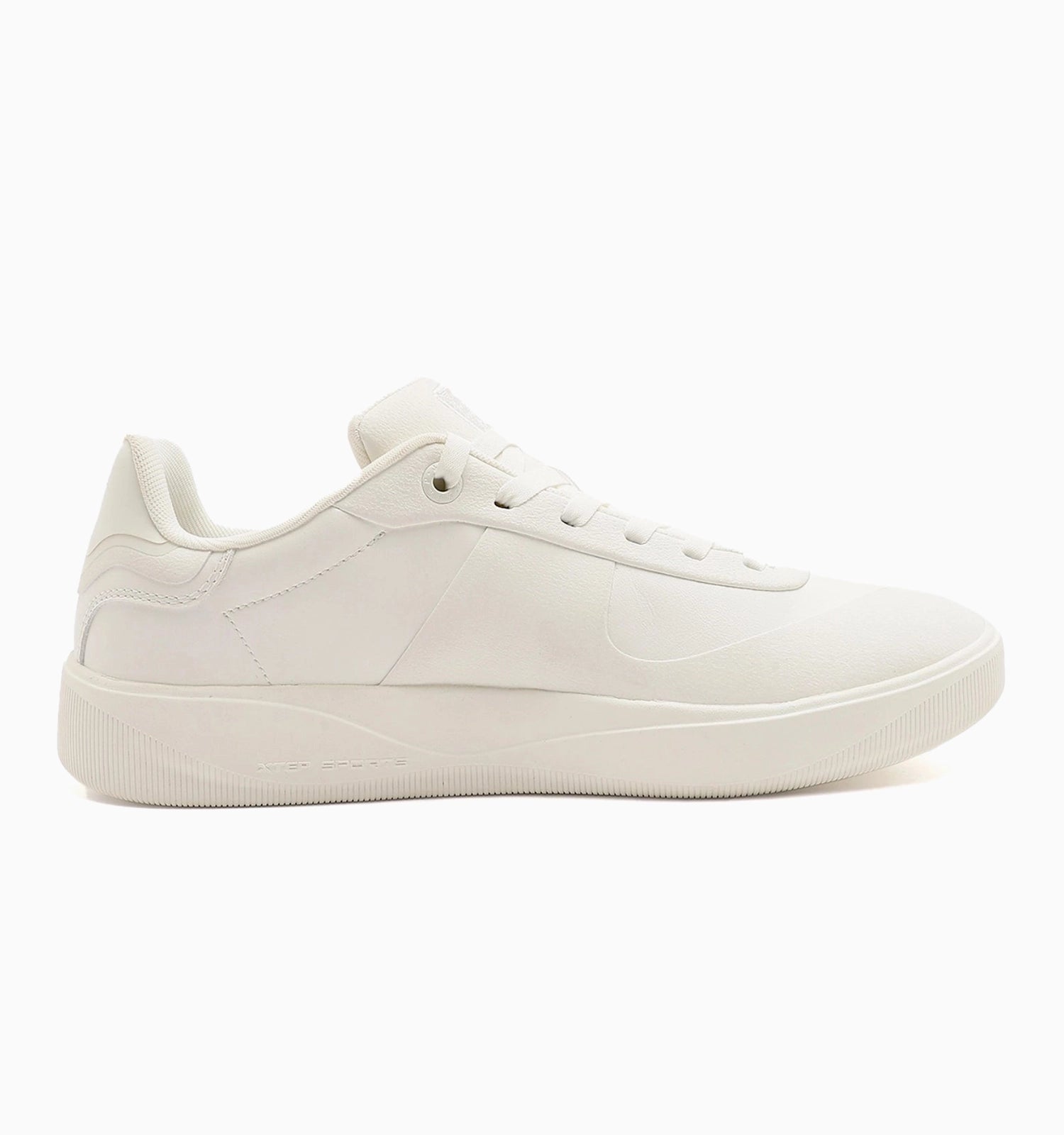 Split Suede Leather Sneakers - Canvas White