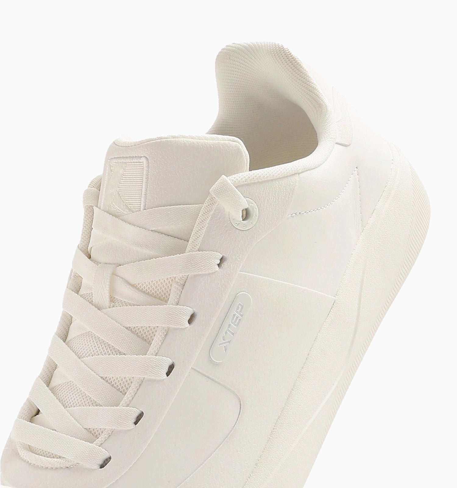 Split Suede Leather Sneakers - Canvas White
