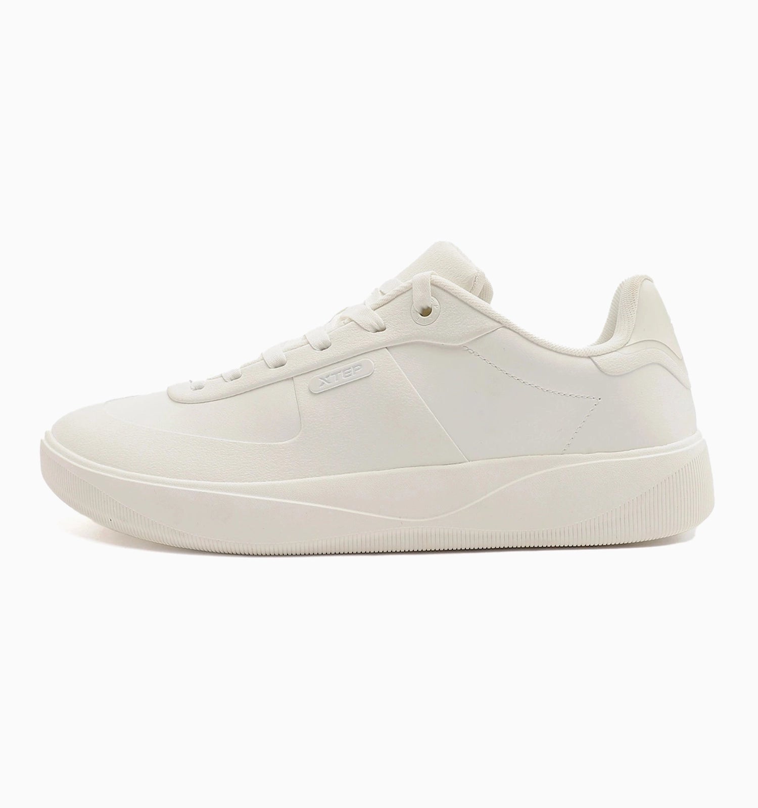 Split Suede Leather Sneakers - Canvas White