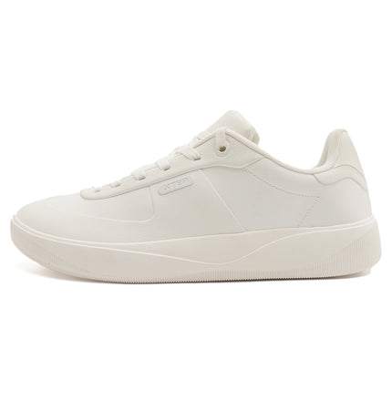 Split Suede Leather Sneakers - Canvas White