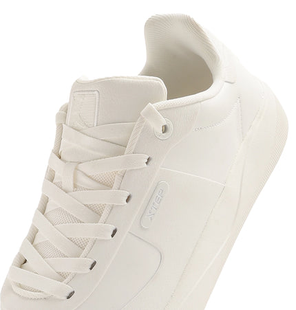 Split Suede Leather Sneakers - Canvas White