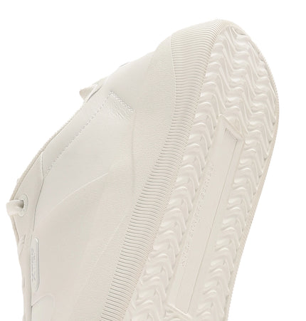 Split Suede Leather Sneakers - Canvas White