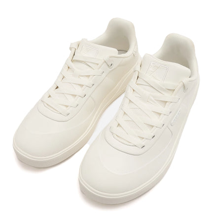 Split Suede Leather Sneakers - Canvas White