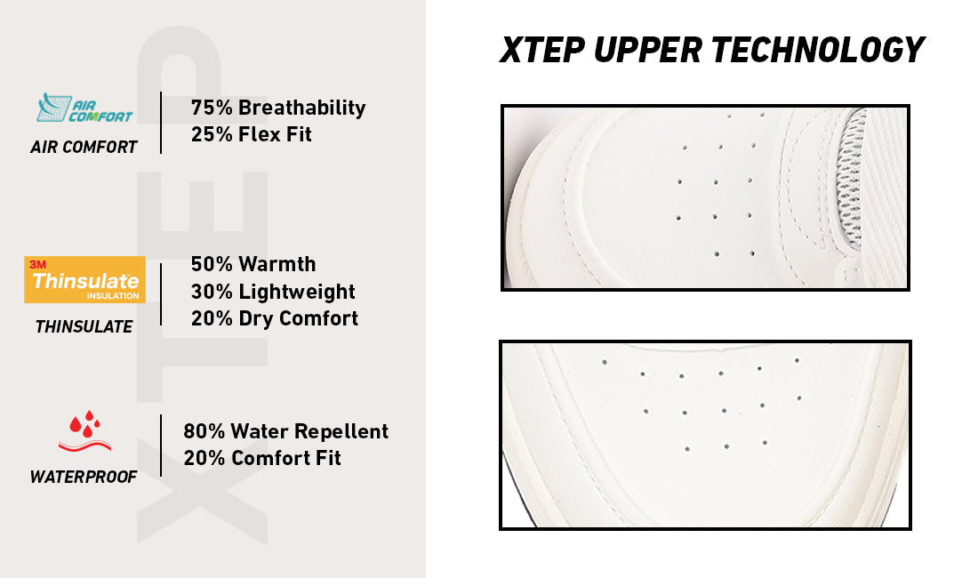 Xtep Mens Classic Skateboarding Shoe