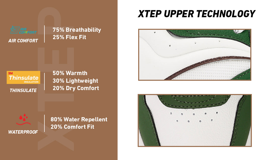Xtep Mens Classic Skateboarding Shoe
