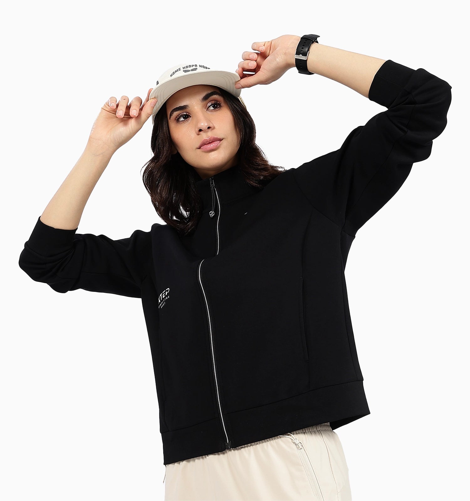 3D Fit Knitted Jacket - Black