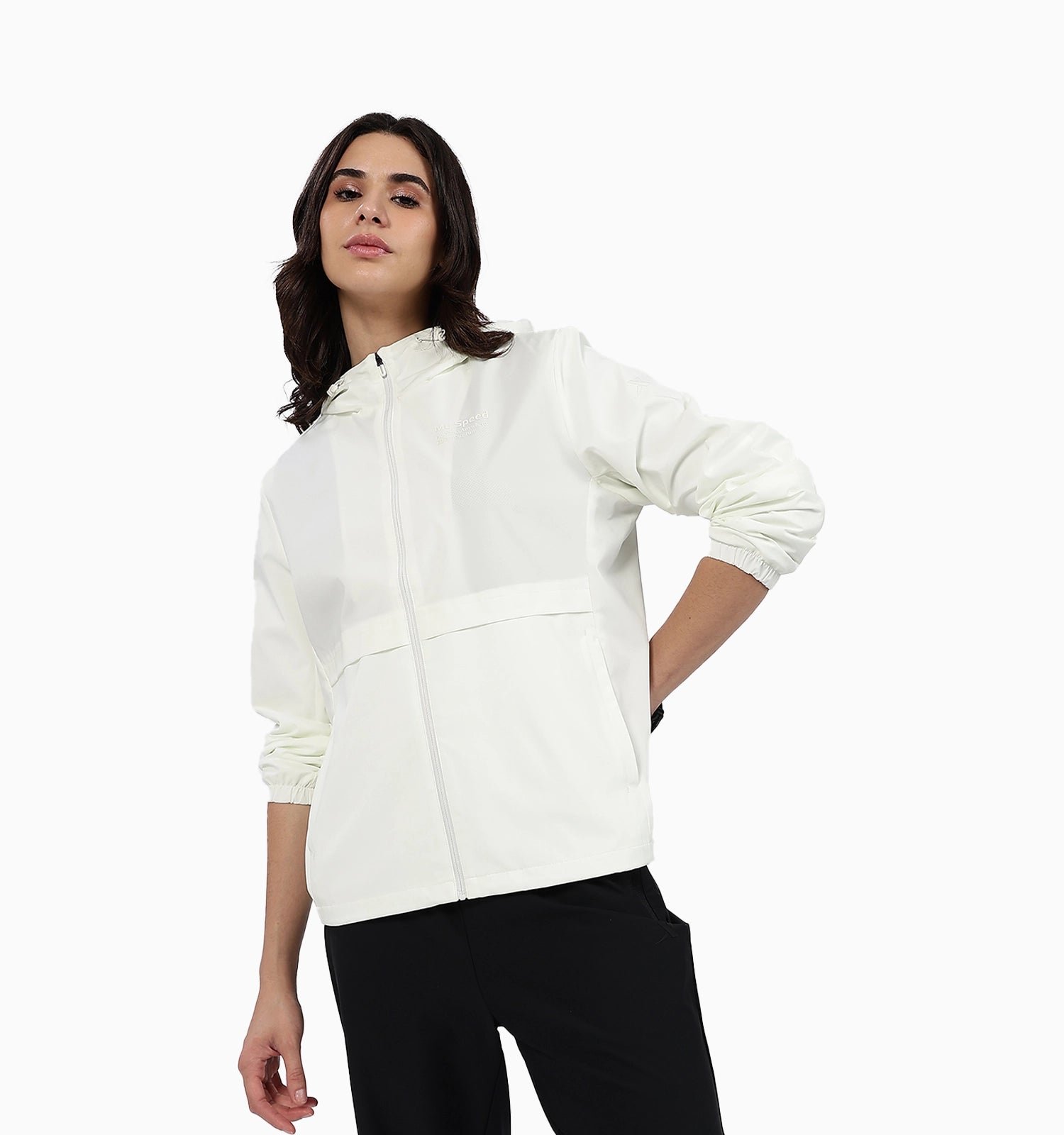 X-Shield Double Layer Windbreaker - Black White