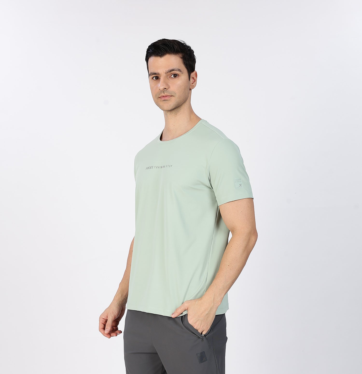 Ice-Cooling Running T-Shirt - Haystack Green