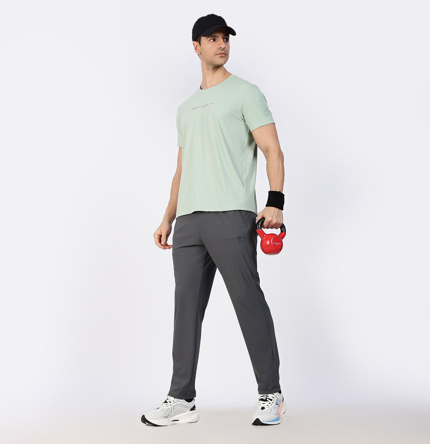 Ice-Cooling Running T-Shirt - Haystack Green