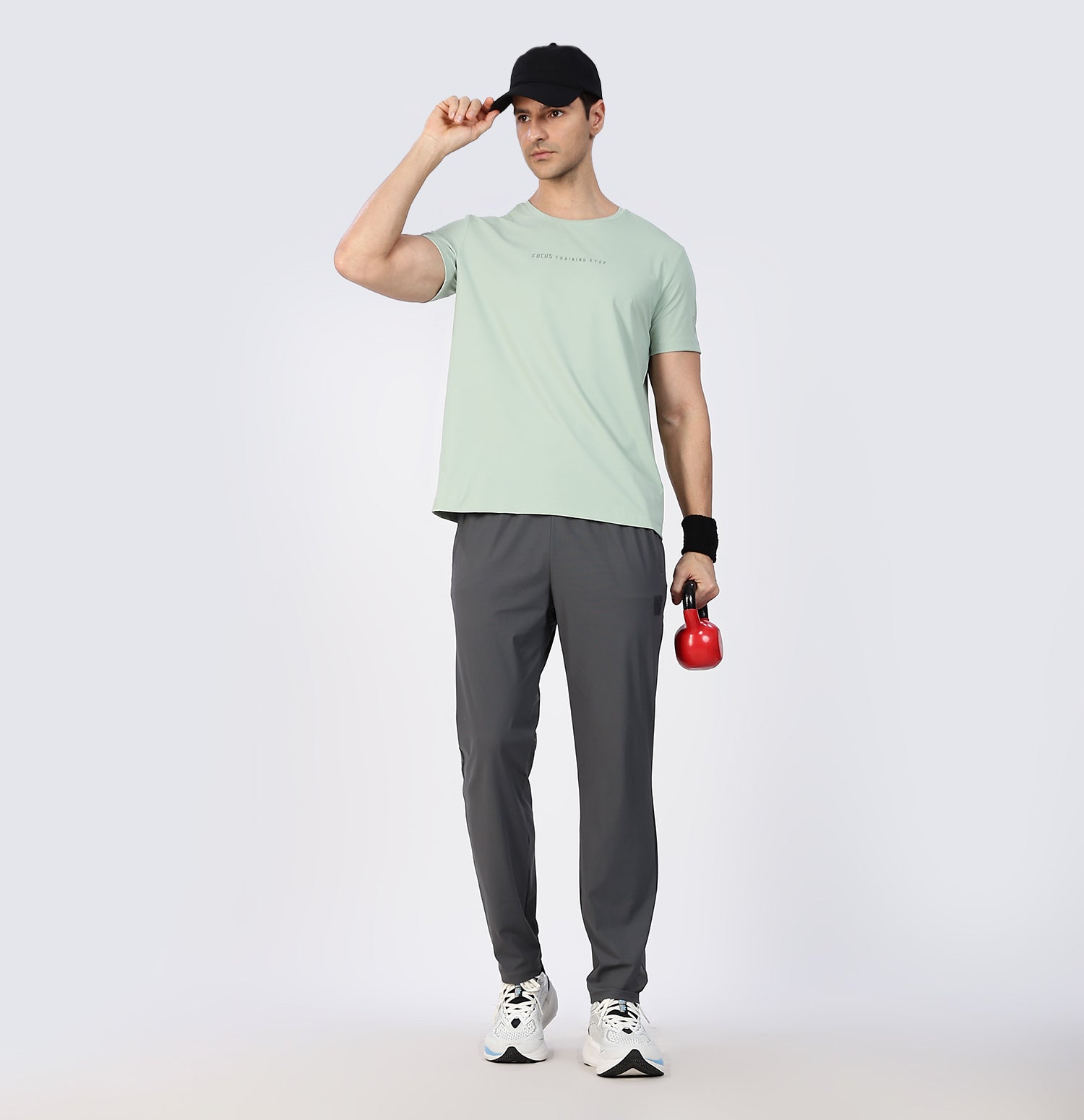 Ice-Cooling Running T-Shirt - Haystack Green