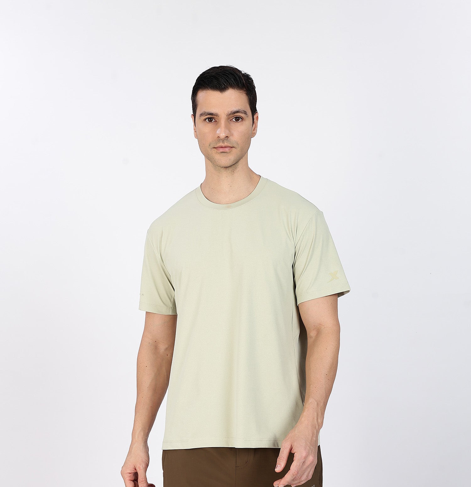 Quick-Dry Moisture-Wicking Running T-Shirt - Grey
