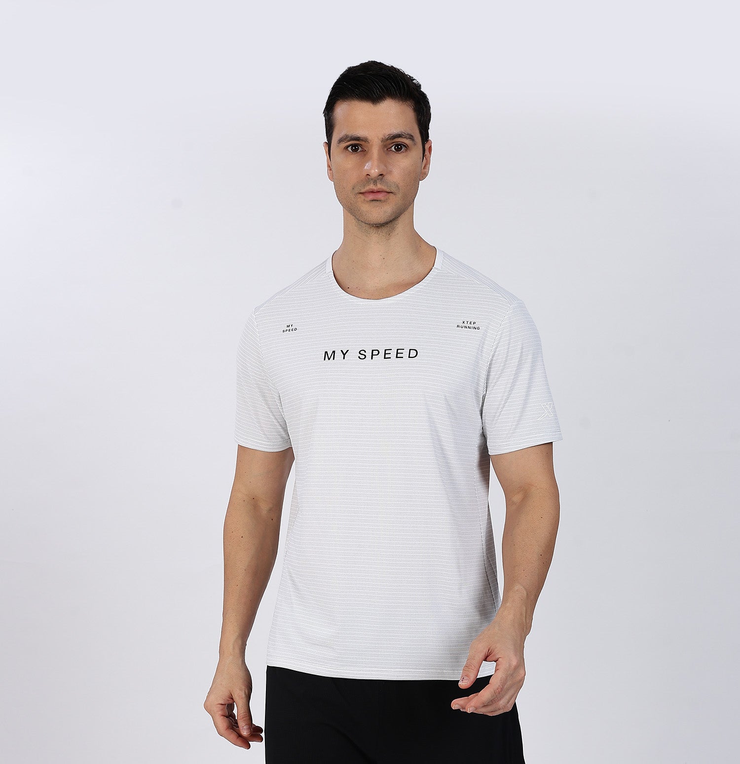 Quick-Dry Running T-Shirt - Pearl White