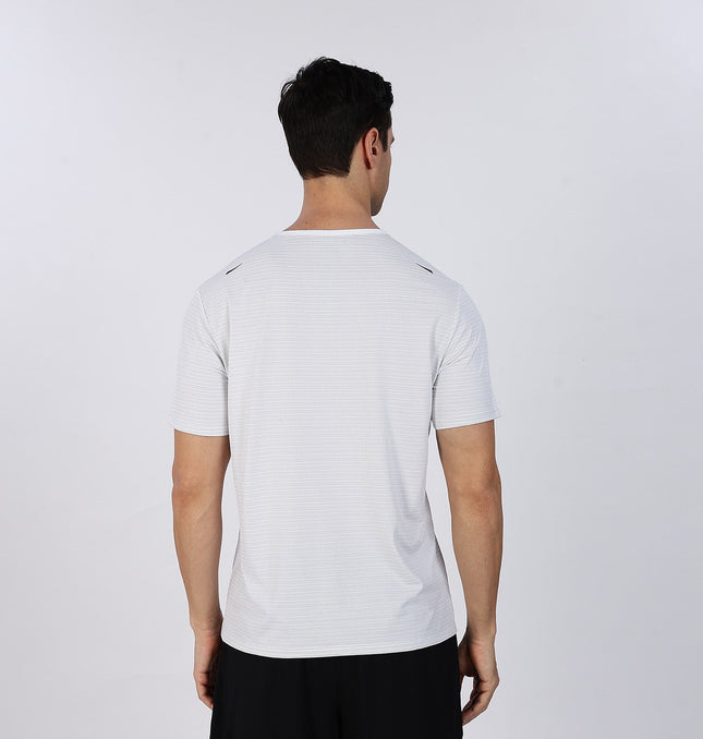 Xtep Men's Quick Dry Antibacterial Running T-shirt White