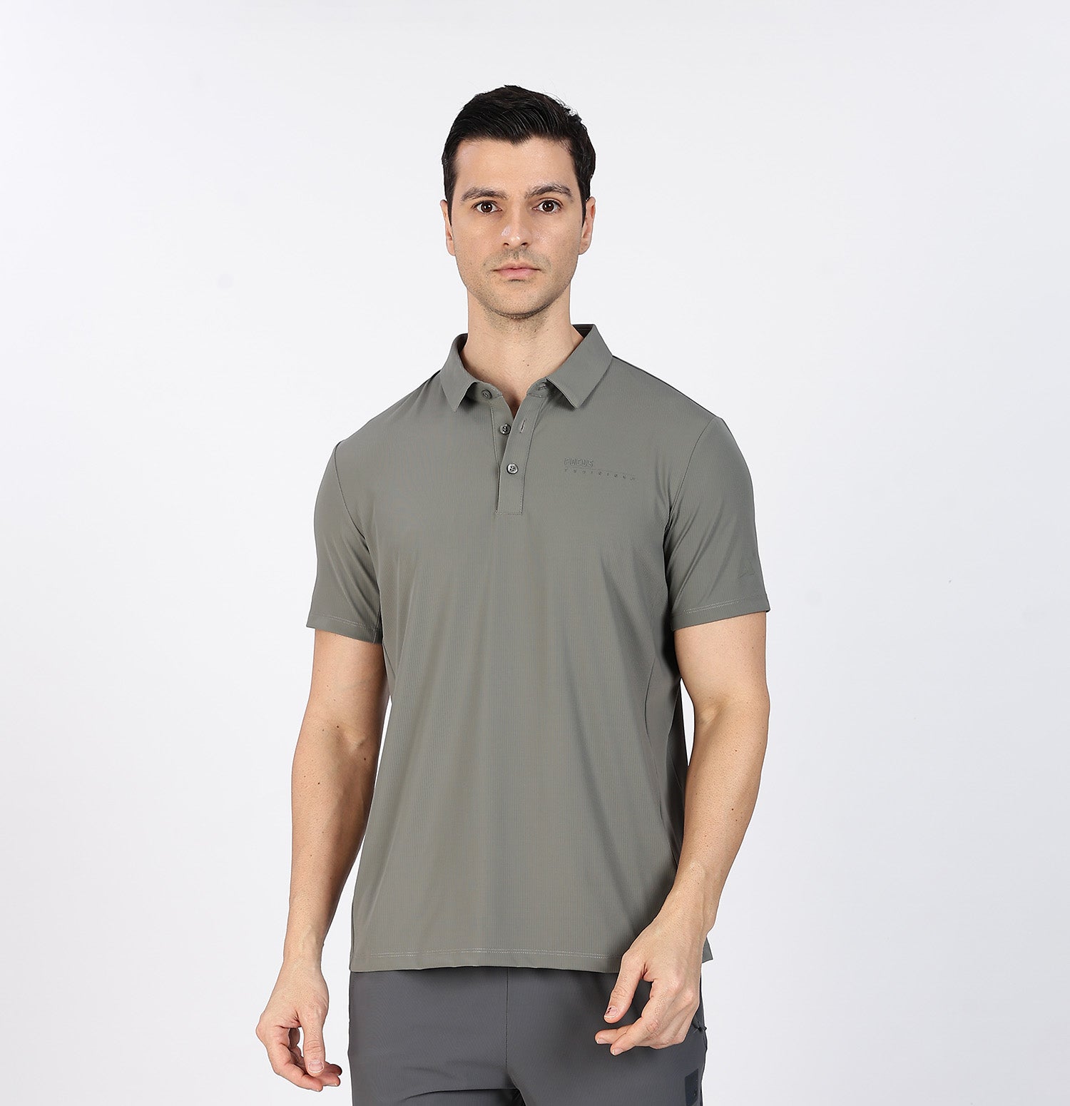 Ice-Cooling Training Polo T-Shirt - Army Green