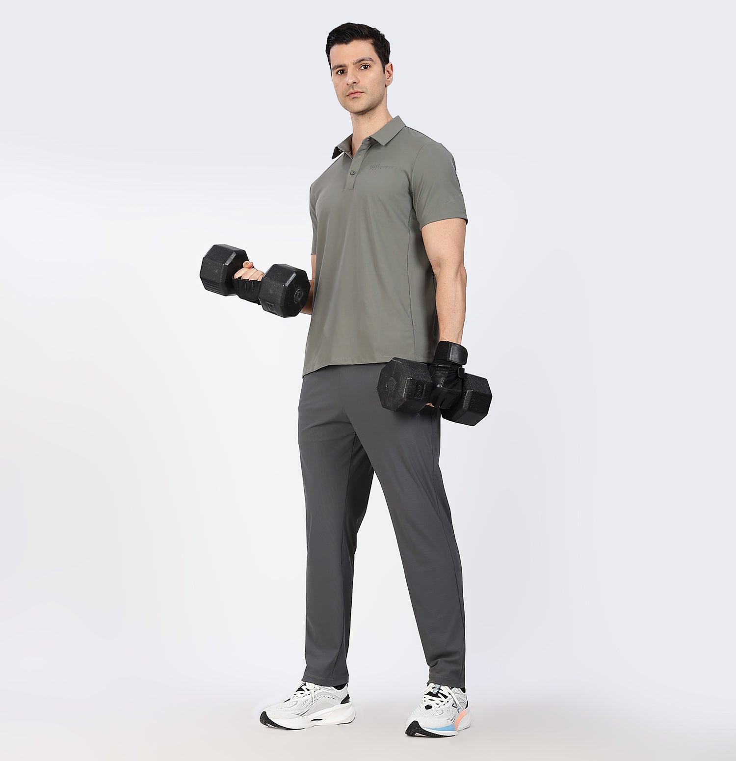 Ice-Cooling Training Polo T-Shirt - Army Green