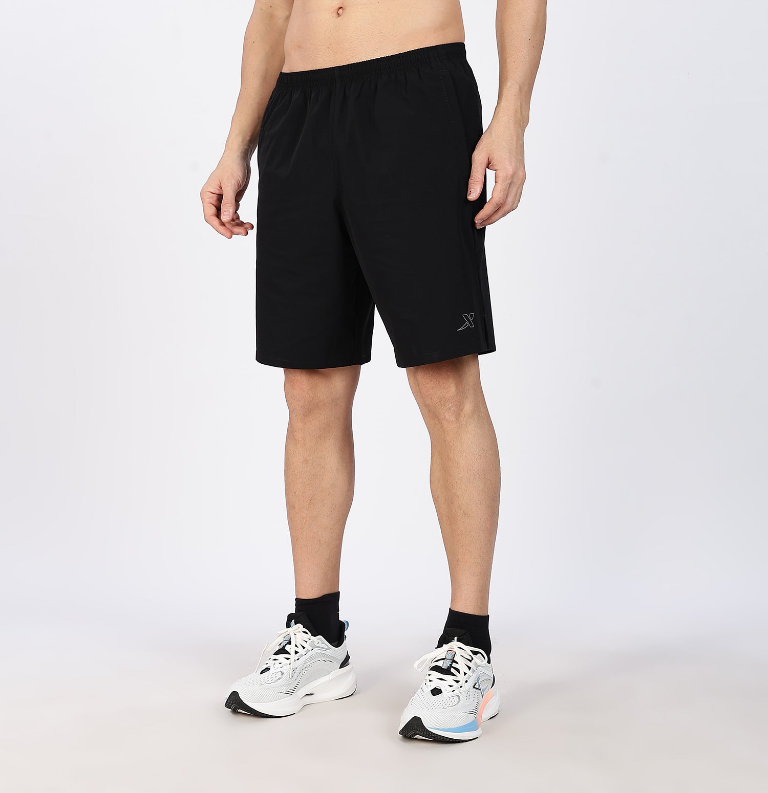 9-Inch Quick-Dry Running Shorts - Black
