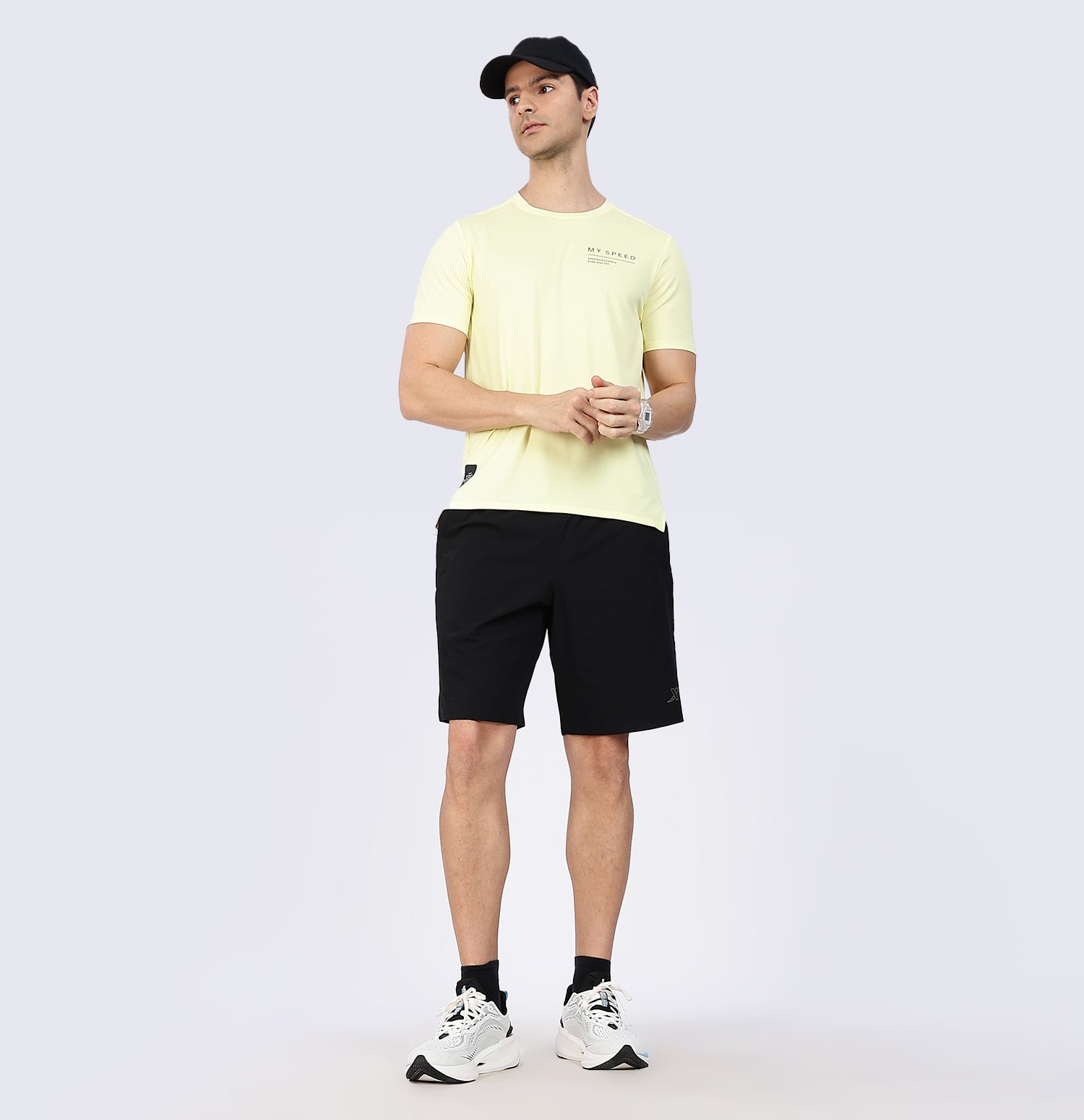 9-Inch Quick-Dry Running Shorts - Black