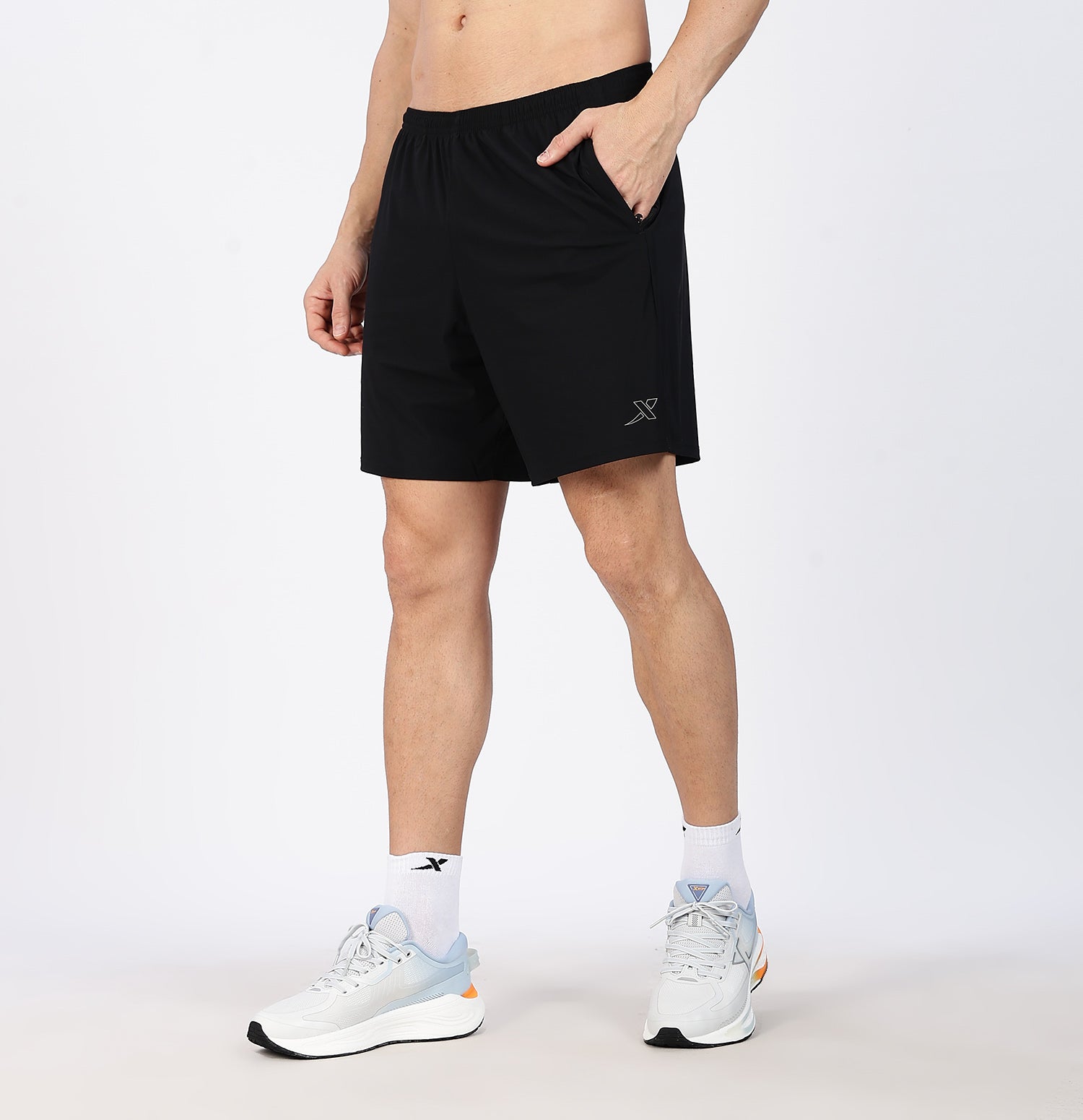 7-Inch Quick-Dry Running Shorts - Black