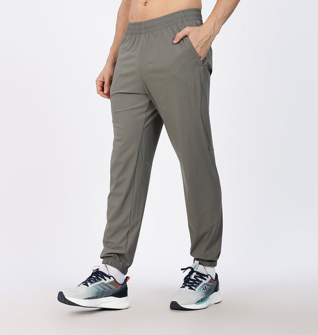 Xtep Men's Ice Cooling 3D Cut Training Trackpant Army Grey