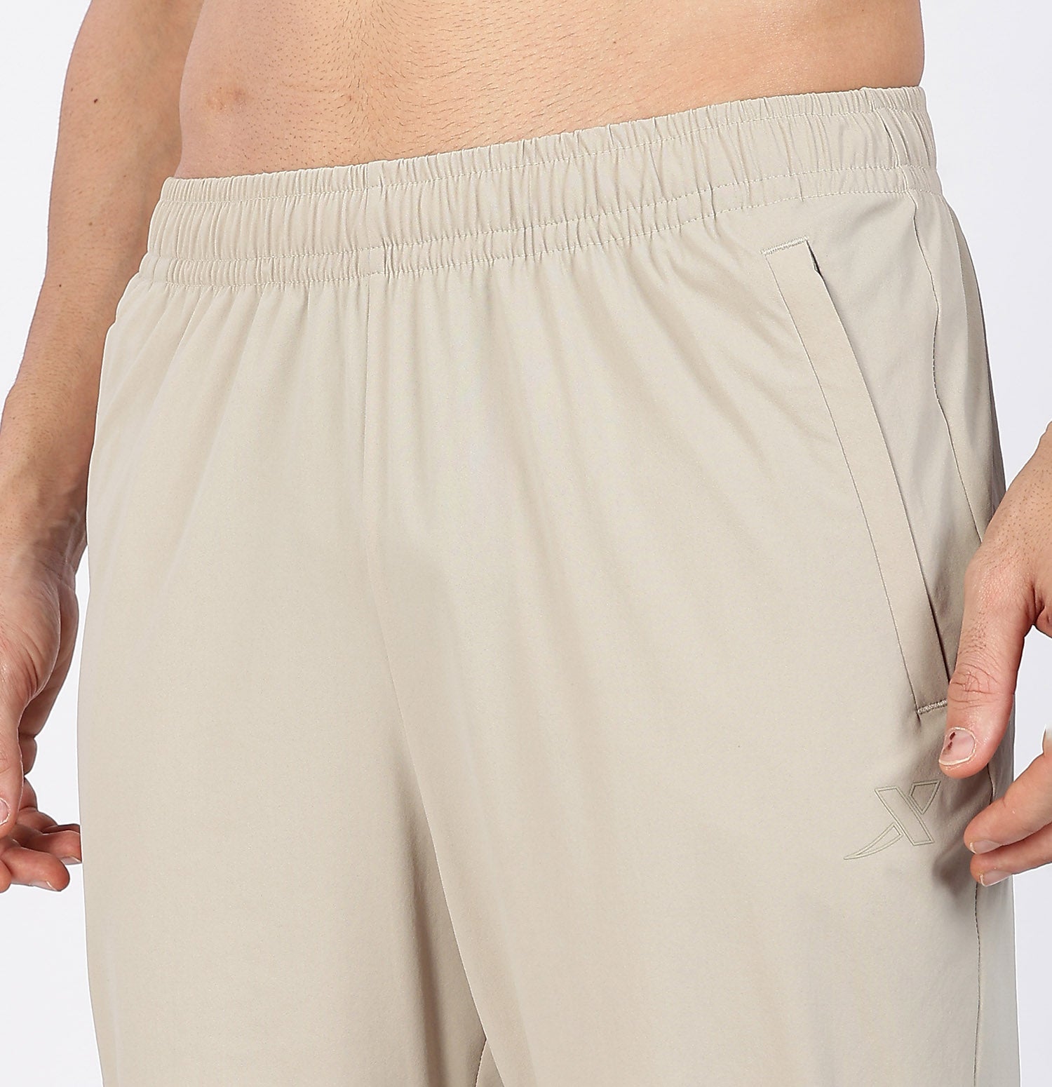 Quick-Dry Comfort Training Trackpants - Gold Sand Grey