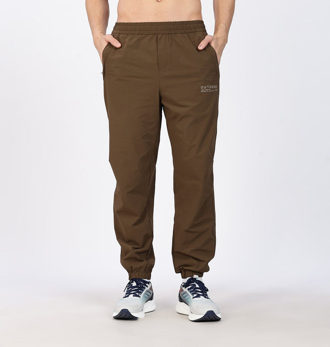 Xtep Men's Loose Fit Training Trackpant Brown