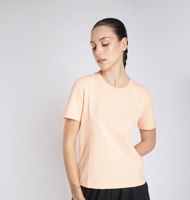 XTEP Women Comfort Training T-shirt with Antibacterial Technology - Sunlight Orange / XS