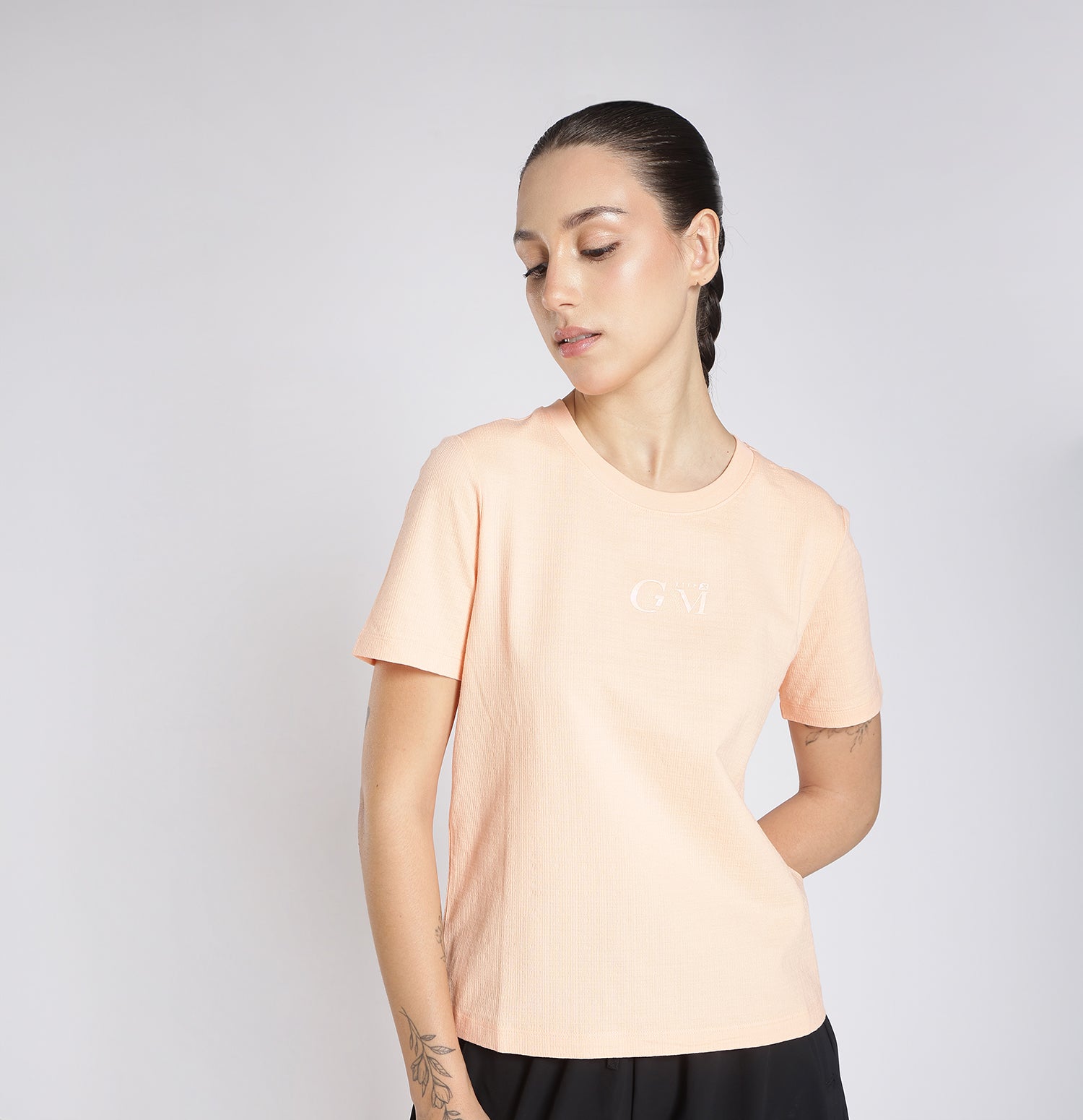 XTEP Women Comfort Training T-shirt with Antibacterial Technology - Sunlight Orange / XS