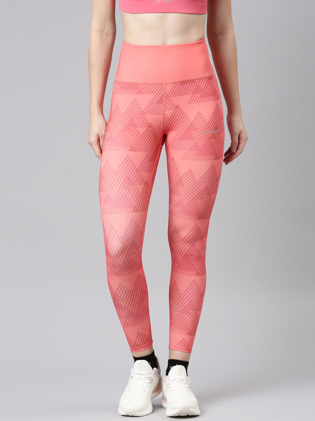 Xtep Women Training Athletic Leggings - King Kong Pink / S
