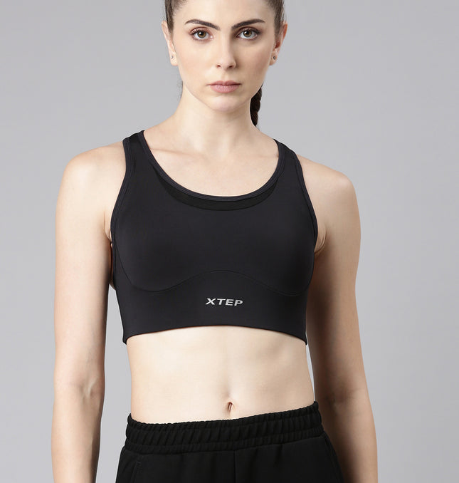 Xtep Women Training Bra - Black / S