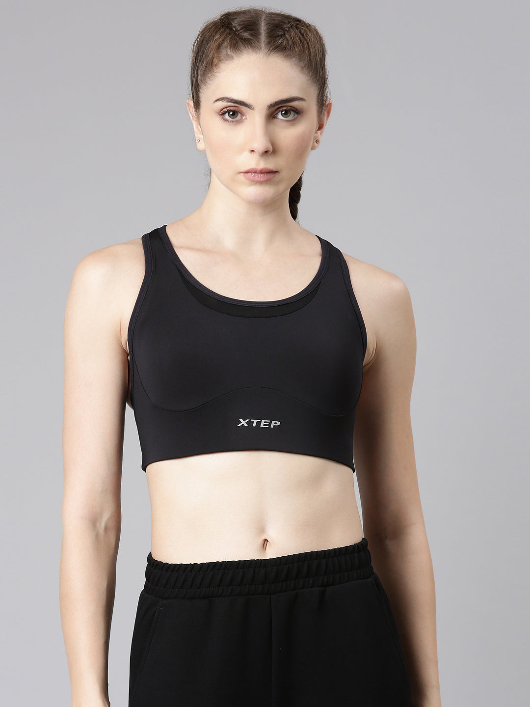 Xtep Women Training Bra - Black / S