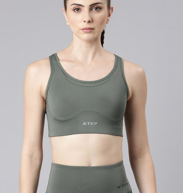 Xtep Women Training Bra - Green24 / S