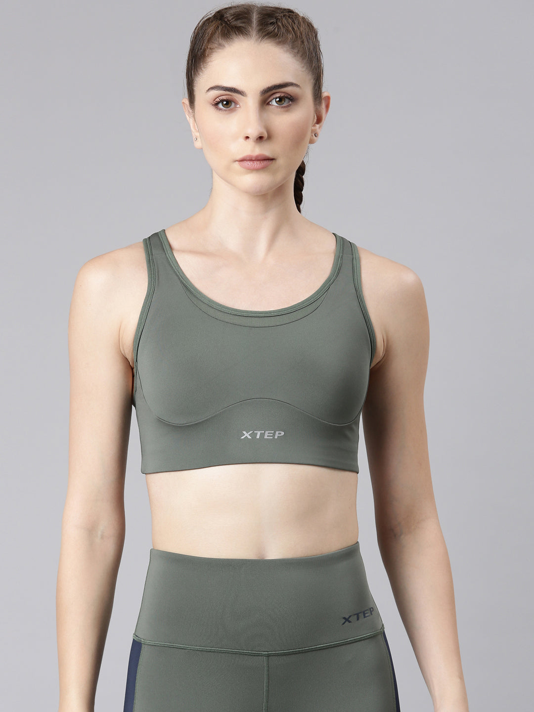 Xtep Women Training Bra - Green24 / S