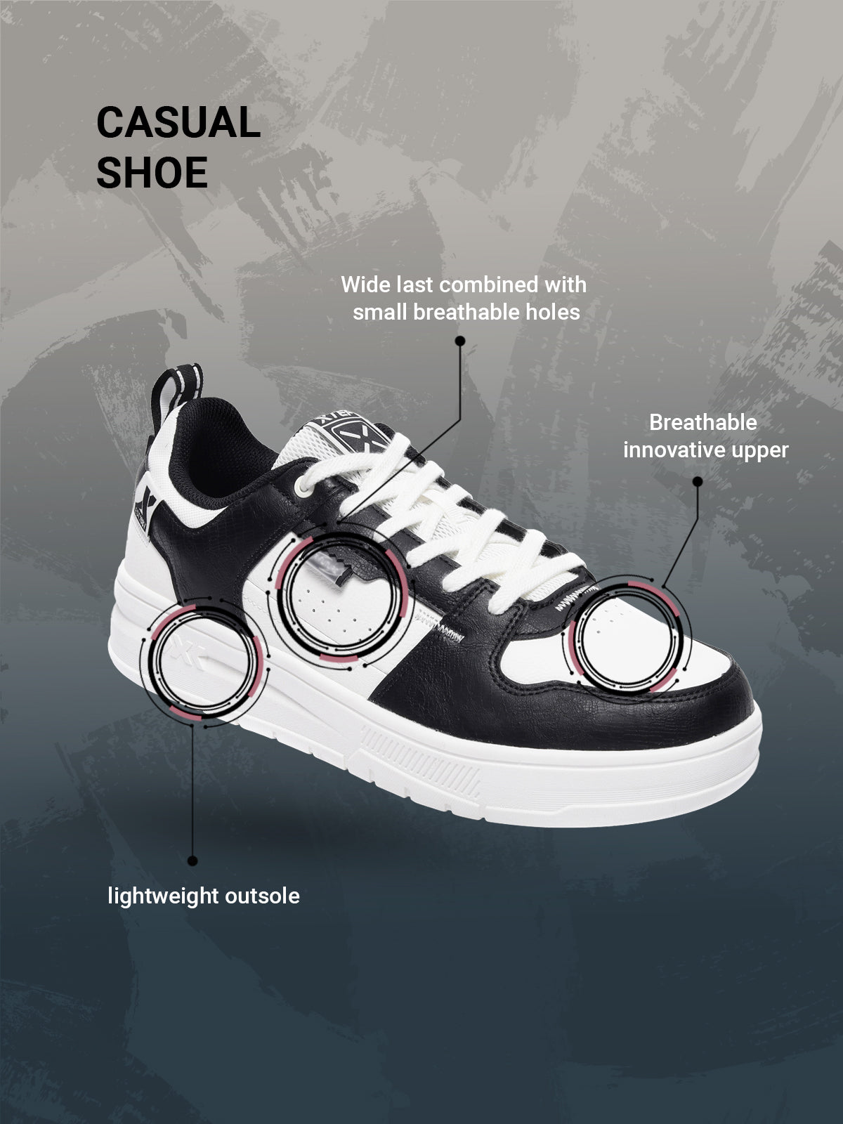 Xtep Colourblocked Sneakers