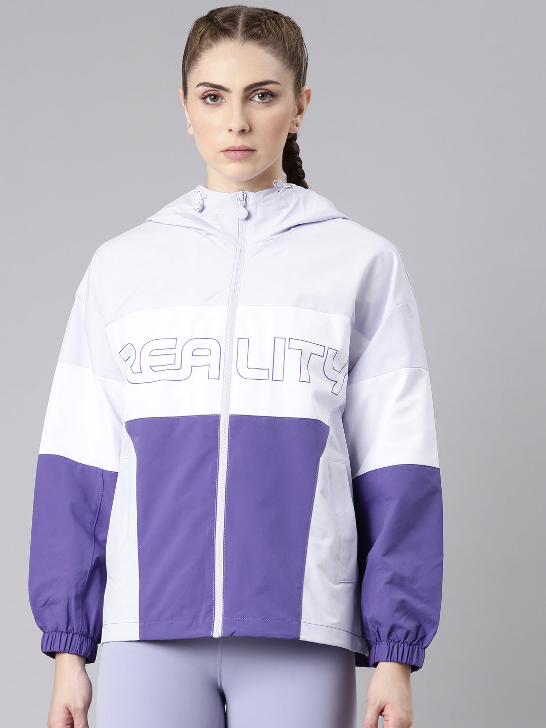 Xtep Colourblocked Windcheater Varsity Jacket