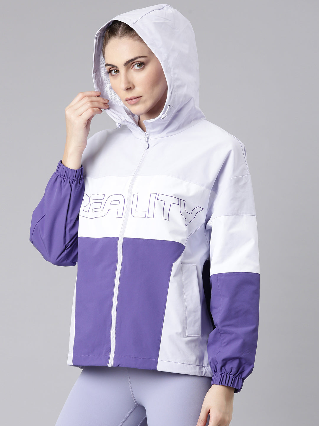 Xtep Colourblocked Windcheater Varsity Jacket