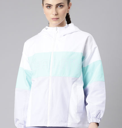 Xtep Colourblocked Windcheater Varsity Jacket