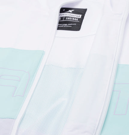 Xtep Colourblocked Windcheater Varsity Jacket