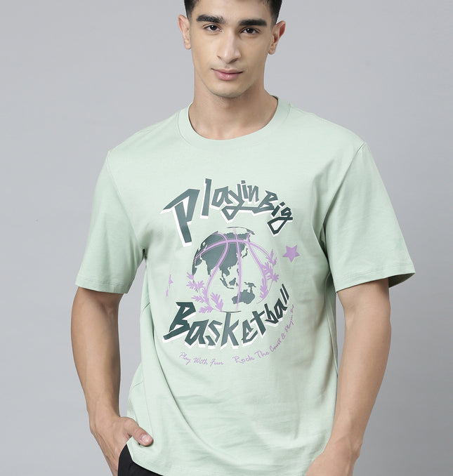 Xtep Men Relaxed Fit Short-sleeve T-shirt - Healthy Green / XS