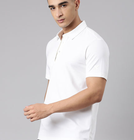 Xtep Solid Polo Collar T-shirt