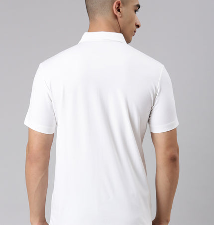 Xtep Solid Polo Collar T-shirt