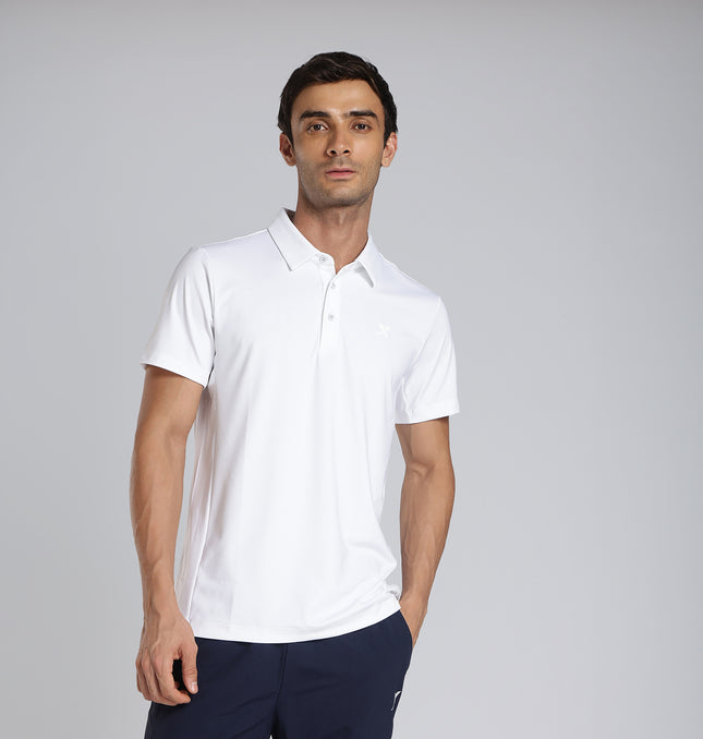 Xtep Men’s Training Polo T-Shirt – Breathable, Quick-Dry