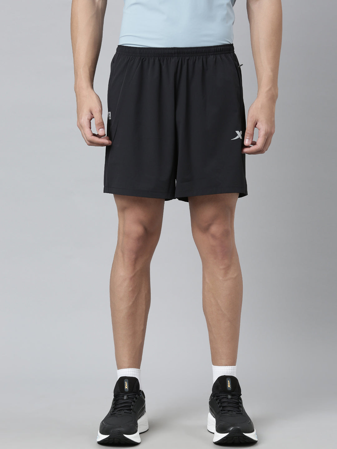 Xtep-Comfort Men Woven Shorts - Black / M