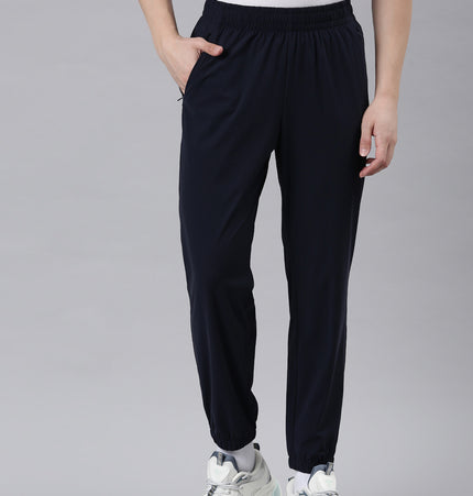 Xtep-Comfort Men Knitted Track Pants - Abyss Blue / S
